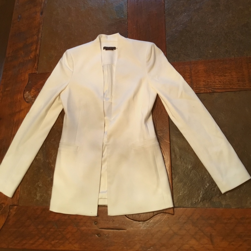 Alice and Olivia White Blazer